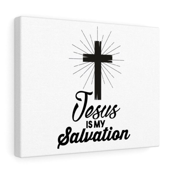 Scripture Canvas Jesus Is My Salvation Christian Meaningful Framed Prints, Canvas Paintings - Image 4