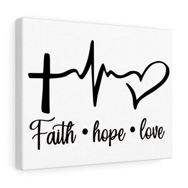 Scripture Canvas Faith Hope Love Christian Wall Art Meaningful Framed Prints, Canvas Paintings - Image 2