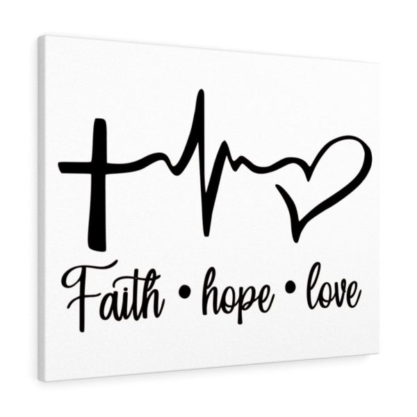 Scripture Canvas Faith Hope Love Christian Wall Art Meaningful Framed Prints, Canvas Paintings