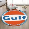 Lemans Round Mat Gulf Racing Lemans Steve Mcqueen Living Room Rugs, Bedroom Rugs, Kitchen Rugs - Image 3