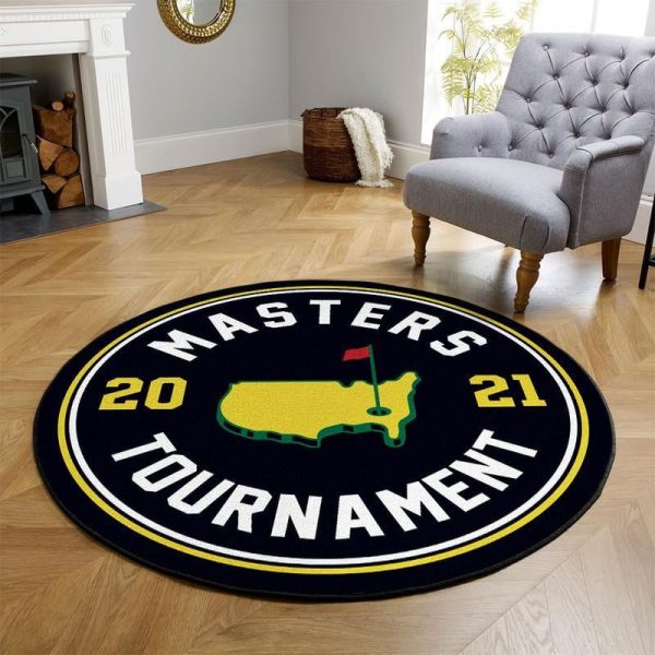 Golf Round Mat Round Floor Mat Room Rugs Carpet Outdoor Rug Washable Rugs - Image 3