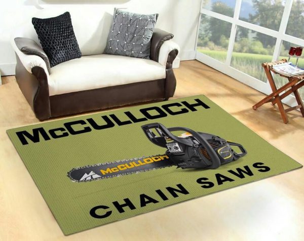 Chain Saws Area Rug Carpet