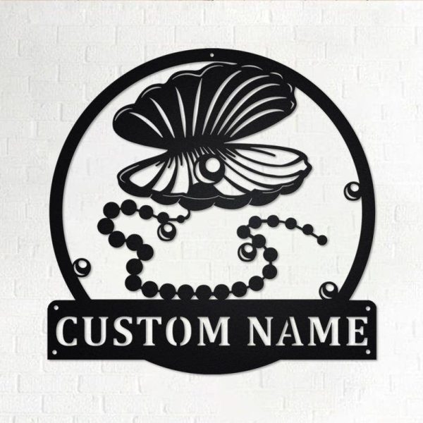 Custom Pearl Personalized Pearl Name Sign Decoration For Room Pearl Cu