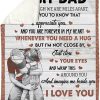 To My Dad Blanket Personalized Blanket From Son Or Daughter I Know It' - Image 3