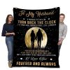 I Love You Forever And Always Fleece Blanket Gift For Husband