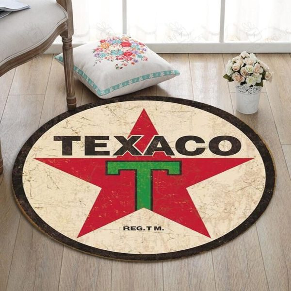 Texaco Living Room Round Mat Circle Rug - Image 2