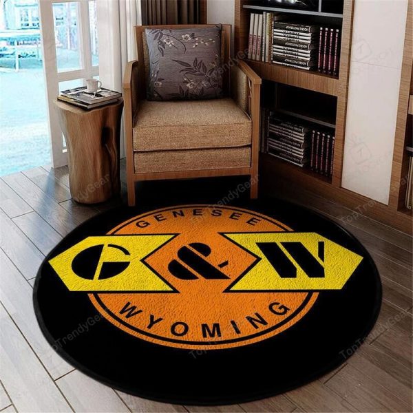 Gw Living Room Round Mat Circle Rug Gw Genesee And Wyoming Railroad - Image 2