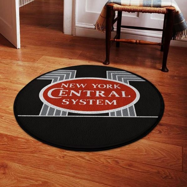 Ncr Round Mat New York Central Railroad Round Floor Mat Room Rugs Carpet Outdoor Rug Washable Rugs