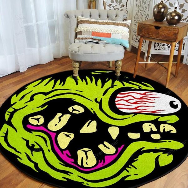 Rat Fink Round Mat Round Floor Mat Room Rugs Carpet Outdoor Rug Washable Rugs - Image 3