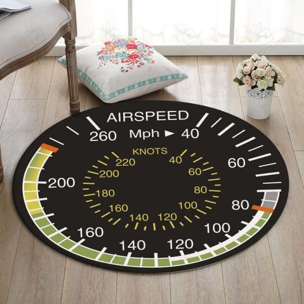 Aircraft Round Mat Aircraft Round Floor Mat Room Rugs Carpet Outdoor Rug Washable Rugs